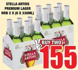 Stella Artois - PREMIUM LAGER NRB 2 X (6 X 330ML)