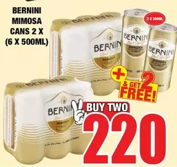 Bernini - MIMOSA CANS