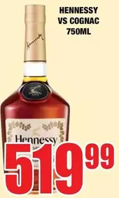 Hennessy - VS COGNAC 750ML