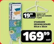 STANDARD IRONING BOARD