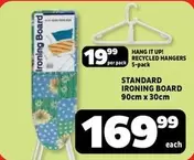 STANDARD IRONING BOARD