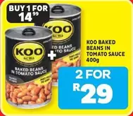 KOO - BAKED BEANS IN TOMATO SAUCE