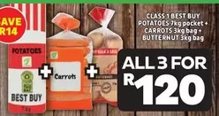 Best Buy - Potatoes, Carrots, Butternut