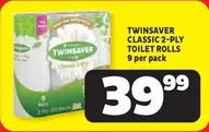 Twinsaver - CLASSIC 2-PLY TOILET ROLLS