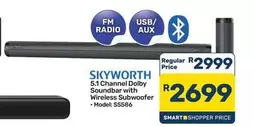 Skyworth - 5.1 Channel Dolby Soundbar with Wireless Subwoofer