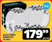 BLACK FOREST DINNER SET 12-piece