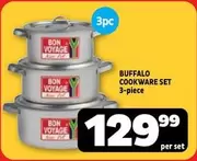 BUFFALO COOKWARE SET 3-piece