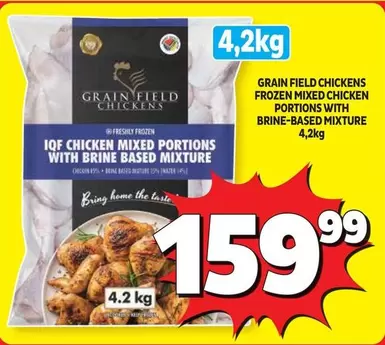 Frozen - IQF CHICKEN MIXED PORTIONS WITH BRINE BASED MIXTURE
