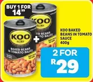 KOO - BAKED BEANS IN TOMATO SAUCE