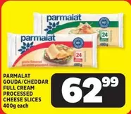 Parmalat - GOUDA/CHEDDAR FULL CREAM PROCESSED CHEESE SLICES