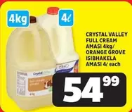 Crystal Valley - FULL CREAM AMASI