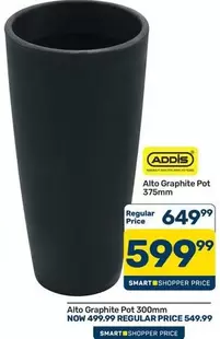 Addis - Alto Graphite Pot 300mm