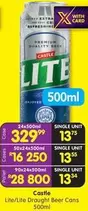 CASTLE - Lite/Lite Draught Beer Cans