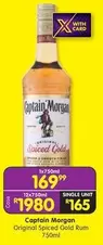 Captain Morgan - Original Spiced Gold Rum 750ml