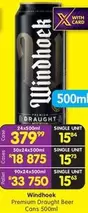 Windhoek - Premium Draught Beer Cans