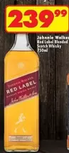 Johnnie Walker - Red Label Blended Scotch Whisky 750ml