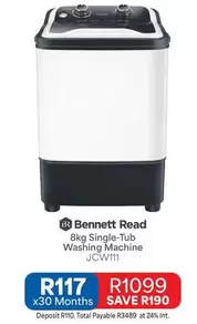 Total - 8kg Single-Tub Washing Machine JCW111