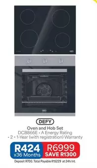 Defy - Oven and Hob Set DCB866E