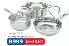 Chef - 5-Piece Pot Set SSC007