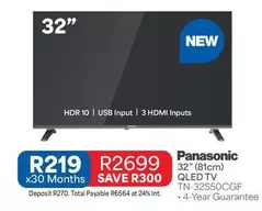 Panasonic - 32" QLED TV TN-32S50CGF