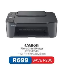 Canon - Pixma 3-in-1 Printer CTS34/640