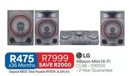 LG - XBoom Mini Hi-Fi CL88 - 2900W