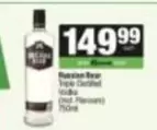 Russian Bear -  Triple Distilled Vodka