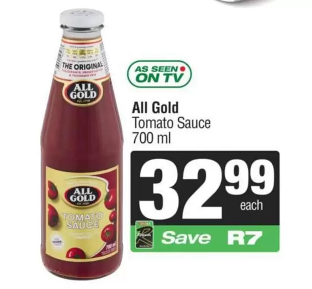 All Gold - Tomato Sauce