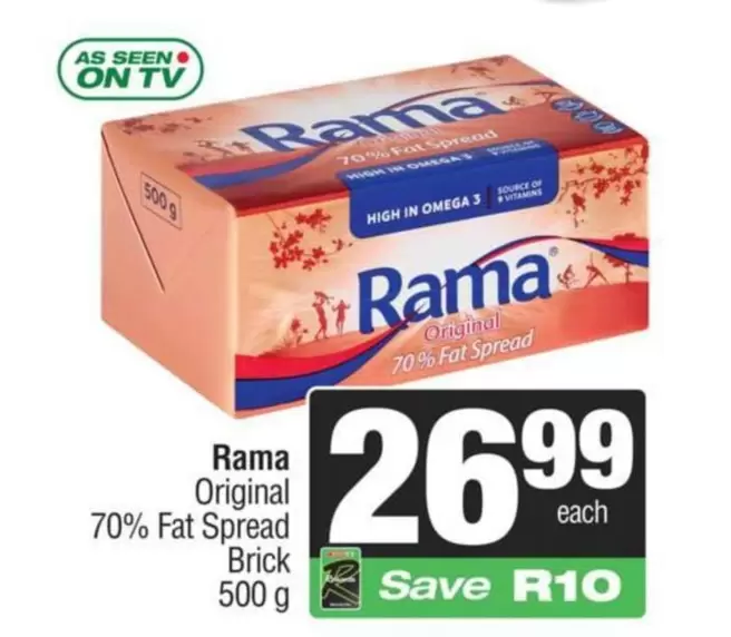Rama - Original 70% Fat Spread Brick