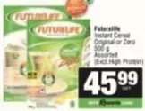 FutureLife - Instant Cereal Original or Zero