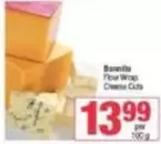 Flour Wrap Cheese Cuts