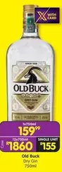 Old Buck -  Dry Gin 750ml