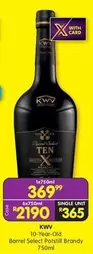 KWV - 10-Year-Old Barrel Select Potstill Brandy 750ml
