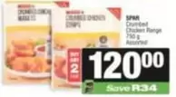 Spar - Crumbed Chicken Range