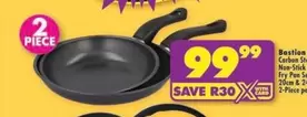 Pan - Carbon Steel Non-Stick Fry Set