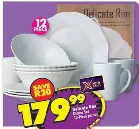 Delicate Rim Dinner Set