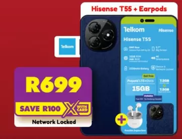 Hisense - T55 + Earpods