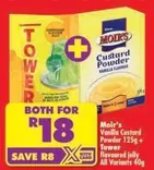 Tower - Custard Powder + Flavoured Jelly