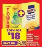 Tower - Custard Powder + Flavoured Jelly