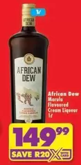 African Dew - Marula Flavoured Cream Liqueur