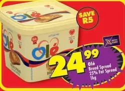 Ole - Bread Spread 25% Fat Spread