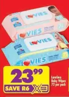 Lovies - Baby Wipes