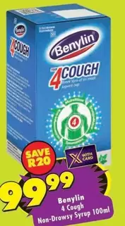 4 Cough Non-Drowsy Syrup
