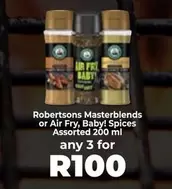 Robertsons - Masterblends or Air Fry, Baby! Spices
