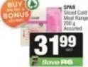 Spar - Sliced Cold Meat Range
