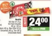 Kit Kat - Chunky, Tex Chocolate Bars