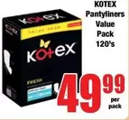 Kotex - Pantyliners