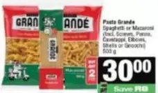 Pasta Grande - Spaghetti or Macaroni