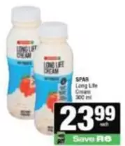 Spar - Long Life Cream