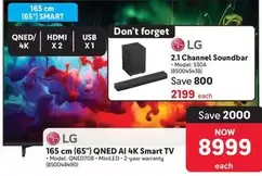 LG - 165 cm (65") QNED AI 4K Smart TV